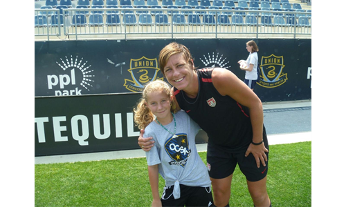 Megan G w/ Abby Wambach