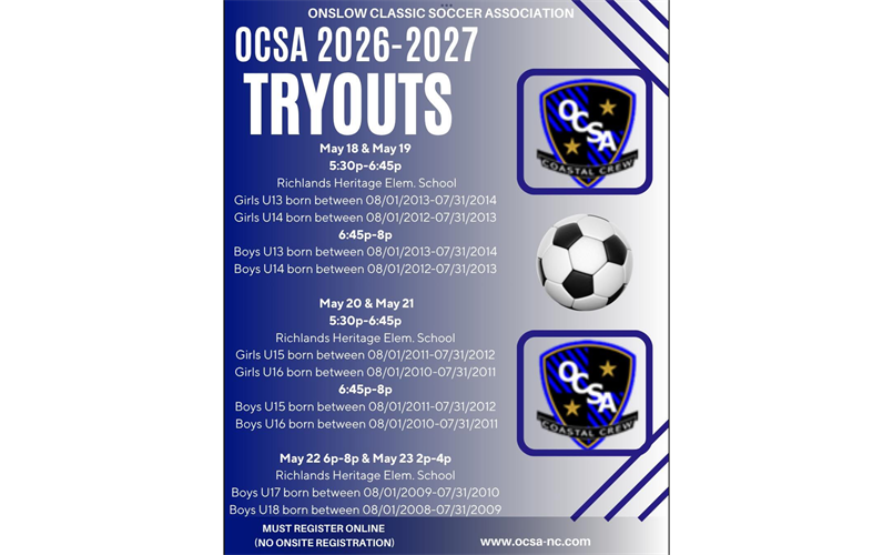 Tryouts 2026 - 2027